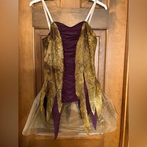 Purple and tan tulle top. Dance costume